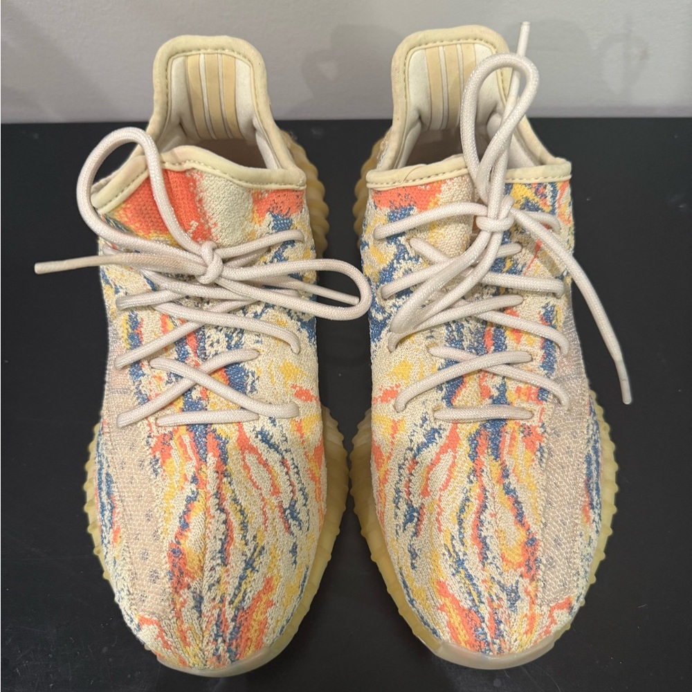 Yeezy Kids Sneakers in Vibrant Yellow and Orange